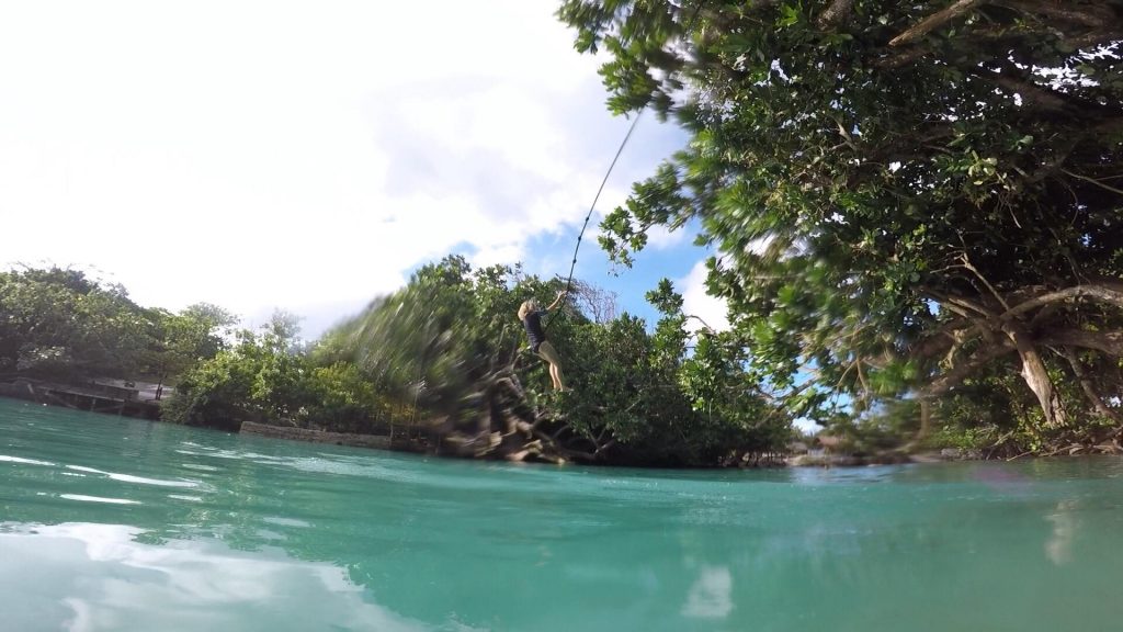 Nature, Vanuatu, Travel, Bluelagoon, Swiming swing ropes, blue water