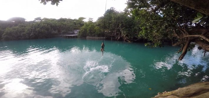 Nature, Vanuatu, Travel, Bluelagoon, Swiming swing ropes, blue water